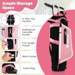 GYMAX Kids Golf Club Set for Ages 5-7