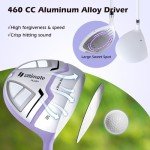 Goplus Women's 11-Piece Golf Club Set - Purple