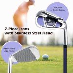 Goplus Women's 11-Piece Golf Club Set - Purple