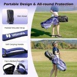 Goplus Women's 11-Piece Golf Club Set - Purple