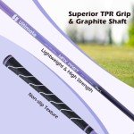 Goplus Women's 11-Piece Golf Club Set - Purple