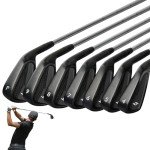 Men's 69 Matte Black Golf Iron Set 4-P