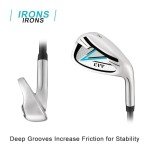 KVV Graphite Golf Irons for Beginners and Seniors