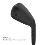 Stix Golf 9 Club Set - Unisex, Black Finish