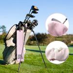 Funny Pink Golf Towel with Clip for Women