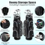 Tangkula Women's 9/10 Piece Golf Club Set Right Hand