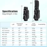 Tangkula Women's 9/10 Piece Golf Club Set Right Hand