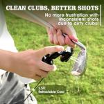 Pro Golf Club Cleaner Brush with Groove Sharpener