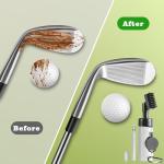 Pro Golf Club Cleaner Brush with Groove Sharpener