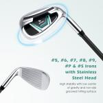 Tangkula 12-Piece Men's Golf Club Set Right Hand