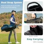 Tangkula 12-Piece Men's Golf Club Set Right Hand