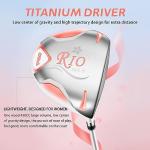 PGM Women's 4-Piece Golf Club Set with Bag