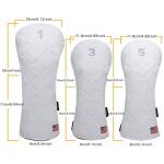 YuEagleSky USA Flag Golf Club Head Covers