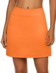 Ekouaer Women's Tennis Skort with Pockets - Floral