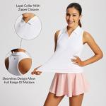 Baleaf Women’s Quick-Dry Golf Tank Top - White