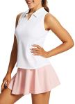 Baleaf Women’s Quick-Dry Golf Tank Top - White