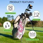 WUUCKOO Funny Pink Golf Towel for Women