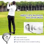 Men's Complete Golf Club Set with Driver and Irons