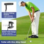 Men's Complete Golf Club Set with Driver and Irons
