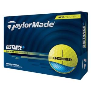 TaylorMade 2025 Distance Yellow Golf Balls, Dozen