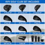KVV Ultra Lightweight 11-Piece Golf Club Set