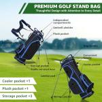 Complete Men's Golf Club Set with Stand Bag