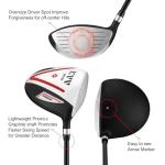 KVV Men's Golf Driver with Graphite Shaft