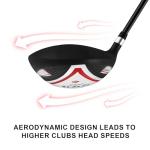 KVV Men's Golf Driver with Graphite Shaft