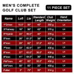 KVV Premium 11-Piece Men's Golf Club Set