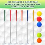 Liliful 6-Piece Mini Golf Putter Set for All