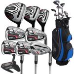 PGF Men's 11-Piece Gold TP Golf Club Set