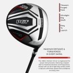 PGF Men's 11-Piece Gold TP Golf Club Set