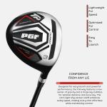 PGF Men's 11-Piece Gold TP Golf Club Set