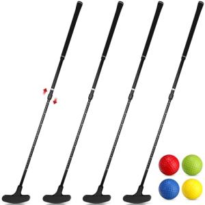 Hiboom 4-Pack Mini Golf Putters for Everyone