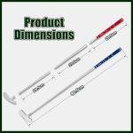 FUNGREEN 2PCS Foldable Two-Way Putter Club