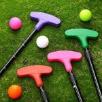 Hiboom Mini Golf Putter Set with Balls