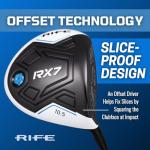 Rife Golf RX7 Offset Anti-Slice 10.5° Driver