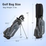 Tangkula Men's Complete 12-Piece Golf Club Set