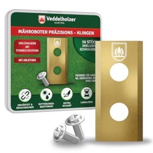 Veddelholzer 30 Titan-beschichtete Mähroboter Klingen