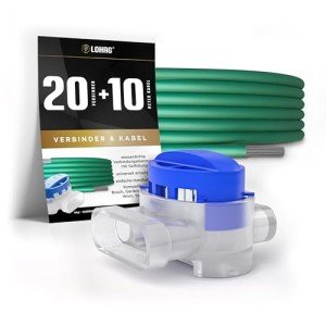 lohag® 20 Kabelverbinder & 10m Begrenzungskabel
