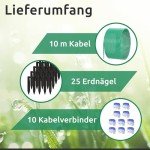 Begrenzungskabel Set für Mähroboter – 10m + Zubehör