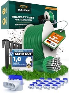 Mähroboter Begrenzungskabel Set mit Zubehör