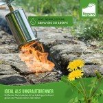 Gasbrenner Abflammgerät mit 4,5m Schlauch und Zubehör