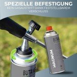 Magnum Unkrautbrenner mit 4 Gaskartuschen