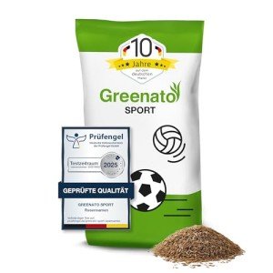 Greenato Sport Rasensamen 10kg für dichten Rasen