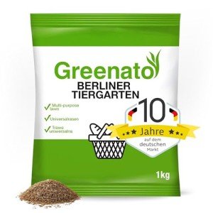 Greenato 1kg Rasen Nachsaat für 40-100 m²