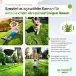 Greenato Sport Rasensamen 10kg für dichten Rasen