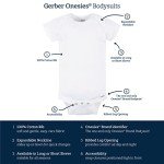 Gerber Baby 8-Pack Cloud Short Sleeve Bodysuits