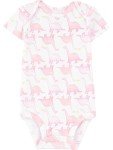 Carter's Baby Girls' 6-Pack Short-Sleeve Bodysuits