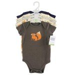 Hudson Baby Unisex Forest Cotton Bodysuits, 6-9 Months